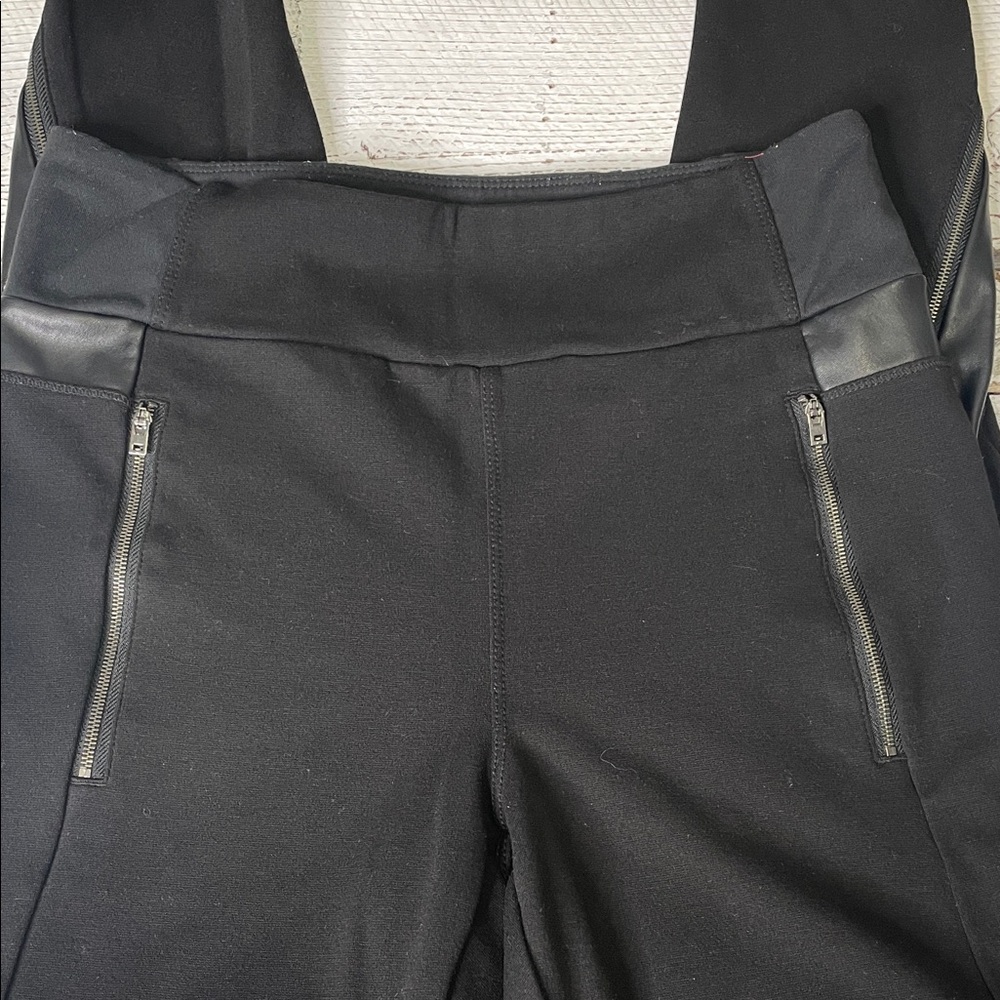 Athleta Black Leggings with Gray Accents - Picture 7 of 8